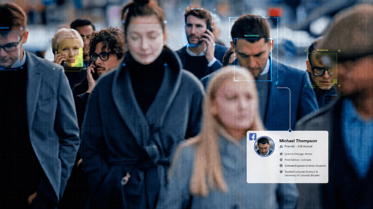 Facebook face search illustration